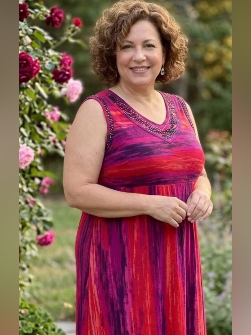 NWT Catherines Vibrant Sleeveless Dress perfect for a Cruise
🌺sale.